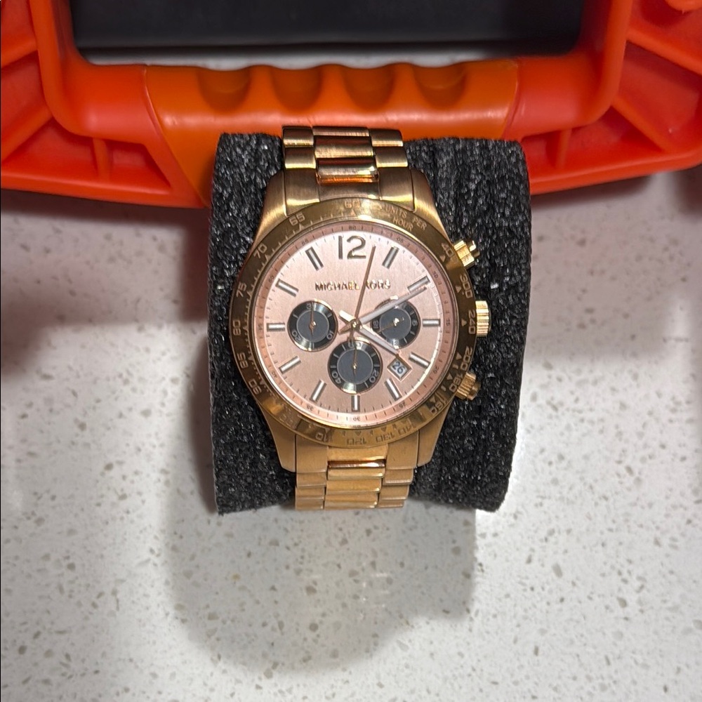 Michael Kors Rose Gold Chronograph Watch